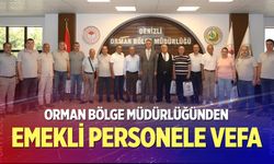 Orman Bölge Müdürlüğünden emekli personele vefa