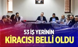 53 iş yerinin kiracısı belli oldu
