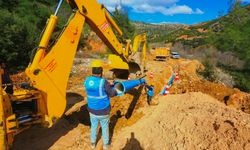DESKİ, Çal’ın 2 bin 850 metrelik içme suyu terfi hattını yeniledi