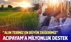 Acıpayam’da Üreticiye dev destek