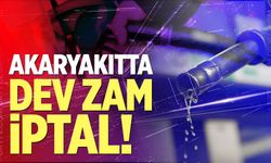 Akaryakıtta beklenen zam iptal oldu!