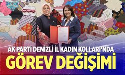 AK Parti Denizli İl Kadın Kolları’nda Görev Değişimi