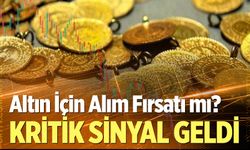 Altında kritik sinyal geldi