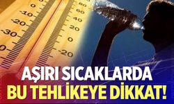 Aşırı sıcaklarda bu tehlikeye dikkat!