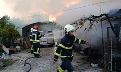 Bağ evinde korkutan yangın!