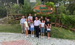 Başkan Arslan'dan dereceye giren çocuklara Çameli sürprizi