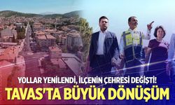 Tavas modern ulaşım ağına kavuştu!