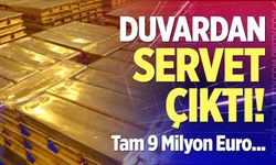 Duvardan servet çıktı!