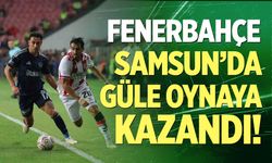 Fenerbahçe Samsun'da güle oynaya kazandı