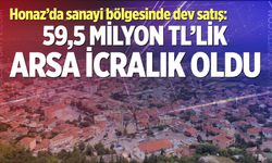 Honaz’da sanayi bölgesinde dev satış: 59,5 milyon tl’lik arsa icralık oldu