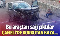 Çameli’de korkutan kaza…
