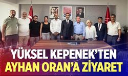 Yüksel Kepenek'ten Ayhan Oran'a ziyaret