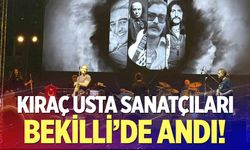 Kıraç usta sanatçıları unutulmayan eserleriyle andı