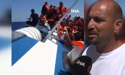 KKTC'de teknenin battığını fark edip, yardıma koştu en az 100 kişiyi kurtardı