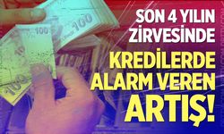 Kredilerde alarm veren artış!