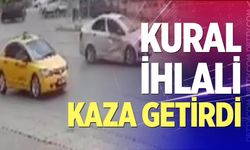 Denizli'de kural ihlali kaza getirdi