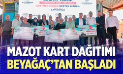 Mazot Kart Dağıtımı Beyağaç’tan Başladı