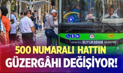 Denizli'de 500 numaralı otobüs hattının güzergâhı değişiyor!