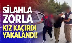 Silahla zorla kız kaçırdı, yakalandı!