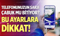 Telefonunuzun şarjı çabuk mu bitiyor?