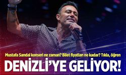 Mustafa Sandal Denizli konseri ne zaman? Konser biletleri ne kadar?