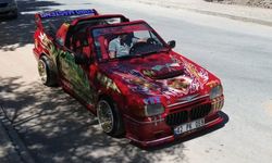 Ustalığını hayaline yansıttı, aracını Şimşek McQueen’e çevirdi