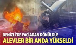 Fesleğen’de ki yangında faciadan dönüldü