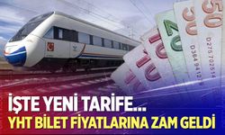 YHT bilet fiyatları değişti!