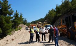 Çambaşı-Sapaca yolunda beklenen çalışma başladı