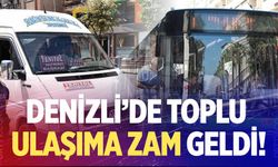 Denizli’de Toplu Ulaşıma Zam Geldi!