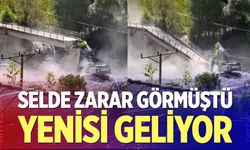 Çameli’de selde zarar gören köprü için düğmeye basıldı