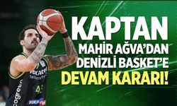 Kaptan Mahir Ağva’dan Denizli Basket’e devam kararı!