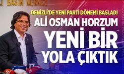 Yeni Parti’nin İl Başkanı Horzum: "Yeni Bir Yola Çıktık"