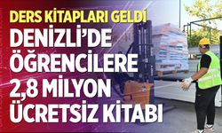 Denizli’de öğrencilere 2,8 milyon ücretsiz kitabı