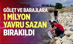 Gölet ve barajlara 1 Milyon yavru sazan bırakıldı