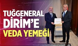Tuğgeneral Dirim’e veda yemeği