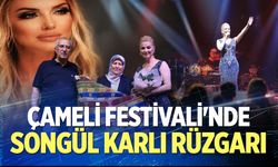 Çameli Festivali'nde Songül Karlı rüzgarı