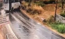 8 kişinin yaralandığı kazanın görüntüleri ortaya çıktı