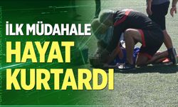Sağlık memurunun ilk müdahalesi, çocuk sporcunun hayatını kurtardı