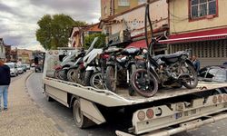 52 motosiklet trafikten men edildi