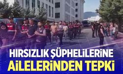Adliyeye sevk edilen şüphelilere ailelerinden ibretlik tepki