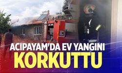 Acıpayam'da Ev Yangını Korkuttu