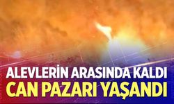 Alevlerin ortasında can pazarı