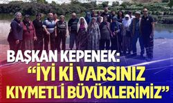 Başkan Kepenek’ten büyüklere sıcak ziyaret