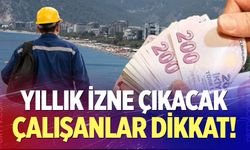 Yıllık izne çıkacak çalışanlar dikkat!
