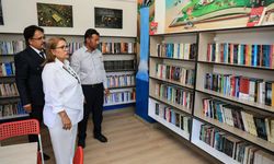 Çameli Elmalı Ortaokulu’nda yeni kütüphane açıldı