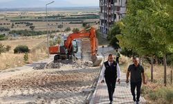 Çivril TOKİ bölgesinde yollar için çalışma başlıyor