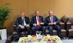 Cumhurbaşkanı Erdoğan, Aliyev ve Mirziyoyev ile bir araya geldi