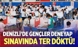 Denizli’de gençler DENEYAP sınavında ter döktü