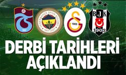 Galatasaray-Fenerbahçe derbisinin tarihi açıklandı! İşte Süper Lig'de derbi takvimi